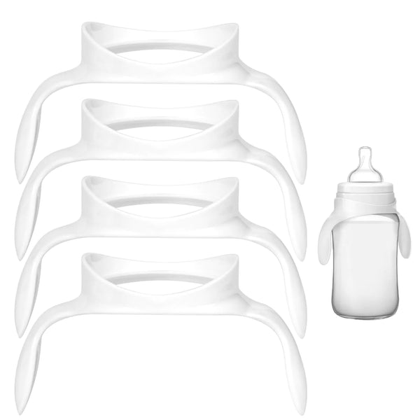 4pcs Baby Bottle Handles for Avent White Baby