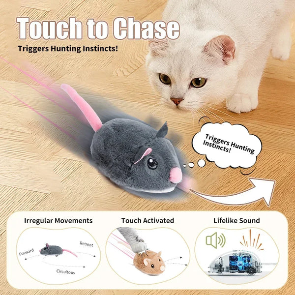 Interactive Mouse Cat Toys