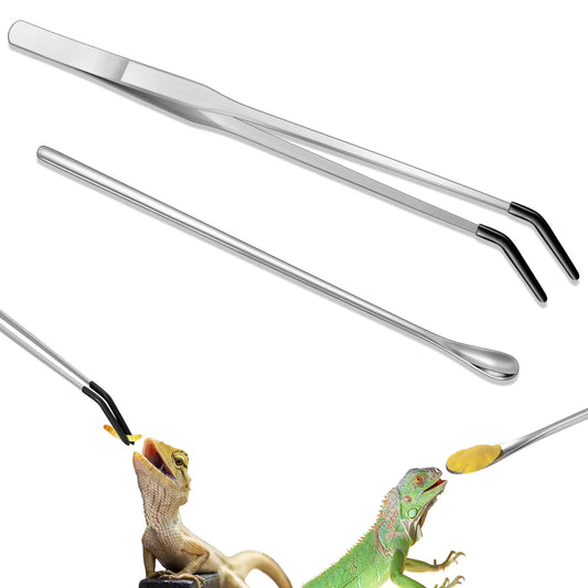 Lasnten 2 Pcs Crested Gecko Tank