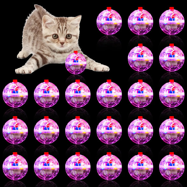 MVNIHEK 24 Piece Light Up Cat Balls